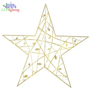 Açık led aydınlatmalı parlayan bethlehem star led neon ışık motifi