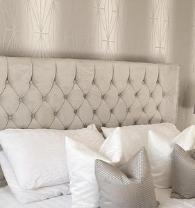 Роскошная кровать с высоким бархатным изголовьем - Product Image 4