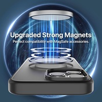 Étui Premium Magnétique Rotatif à 360° avec Support, Antichoc, Protection d'Objectif Métallique, Compatible Charge Sans Fil pour Téléphone 17 Pro