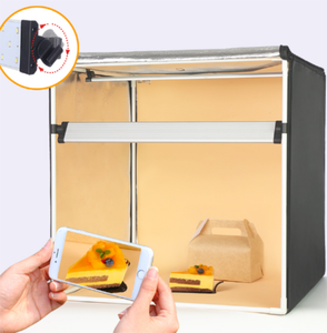 Hộp Đèn Studio Chụp Ảnh Sâu Di Động 60X60X60 Cm Lều Video LED 3200-6000K Mini 60W Hộp Đèn Nhiếp Ảnh CRI93 + 13000Lumens - Product Image 6