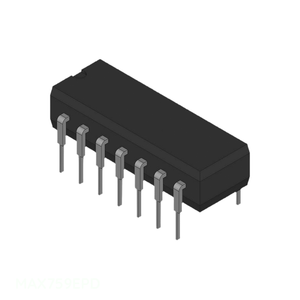 MAX759EPD 14 DIP (0.300 นิ้ว, 7.62 มม.) ไอซีบริการครบวงจร ของแท้ ตัวปรับแรงดันไฟฟ้าแบบ Buck ปรับค่าได้ 500mA 14PDIP ระบบจัดการพลังงาน (PMIC) - Product Image 1