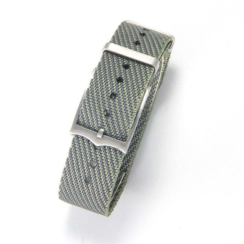 Grayish green - steel color buckle