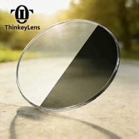 Lentilles de lunettes de vue photochromiques Thinkeylens T6 1.56 à vision simple, en polycarbonate, protection UV400, deux pièces