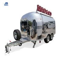 MAICHE Fabricant chinois de remorques alimentaires mobiles en acier inoxydable personnalisées, camion de restauration rapide, bar à 4 roues multifonctionnel SL-6T
