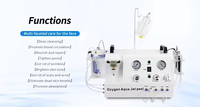 Appareil de microdermabrasion au diamant, machine d'hydrodermabrasion, machine de peeling aqua, jet d'oxygène, aqua peel pour salons de beauté