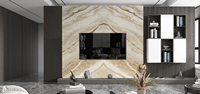 Meilleure vente en gros 1220x2440 Panneau mural en marbre PVC Panneau en PVC pour salles de bain et chambres à coucher Écologique et non toxique