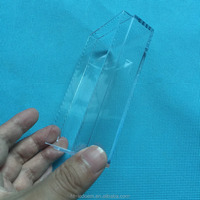 Boîte en plastique PP transparente à fermeture à pression, logo personnalisé, conteneur de rangement transparent, boîte de présentation avec couvercle pour cosmétiques, artisanat