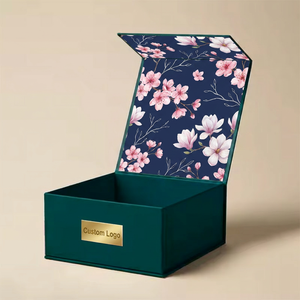 Boîtes rigides magnétiques <span class=keywords><strong>de</strong></span> luxe faites à la main, style <span class=keywords><strong>livre</strong></span>, en papier couché magnétique gaufré avec laminage mat couleur personnalisée - Product Image 3