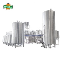 Équipement de fabrication de bière commerciale automatique de brasserie de brasserie de moulin à grains 60BBL 70HL