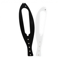 Loquet de porte pour chat avec verrou élastique sans perçage et matériau PE pour la séparation des animaux de compagnie