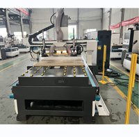 Routeur CNC de bureau 1325 en gros avec pantographe, broches ATC à un seul mandrin pour la découpe du bois et du PVC, état neuf, Mach3