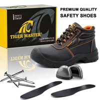 Chaussures de sécurité industrielles pour hommes CE S3, embout en acier, semelle intermédiaire en acier, anti-perforation, antistatiques, résistantes à l'huile et à l'eau, semelle en PU antidérapante