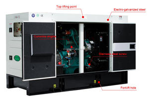 Generador Diésel Denyo Tipo Super Silent Canopy de 100kw 125kva con Motor Cummins/Perkins/Weichai, Buen Precio en Ghana - Product Image 3