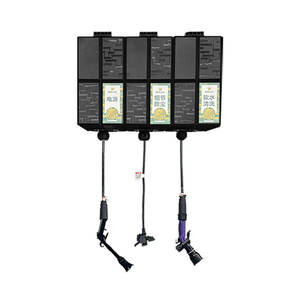 Enrouleur de <span class=keywords><strong>tuyau</strong></span> combiné eau, air et électrique 3 en 1, kit de 10 m avec pistolets de nettoyage <span class=keywords><strong>pour</strong></span> lavage de voiture - Product Image 2