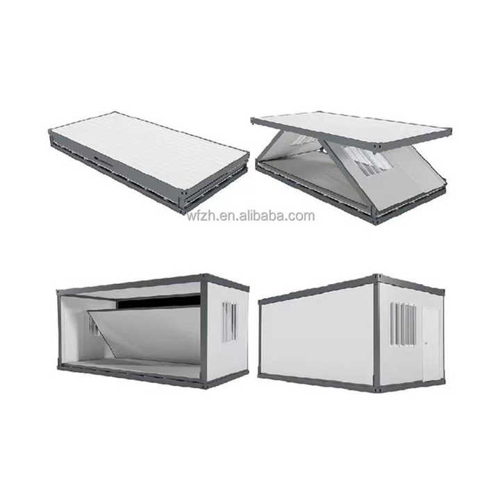 Mobile Prefab House 20ft 40ft Modular Folding Container House Camping ...