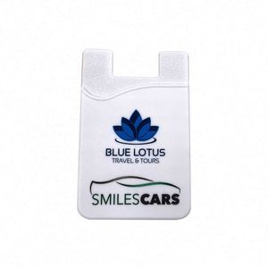 Vente directe d'usine Porte-cartes en silicone pour téléphone portable pour cadeaux d'affaires et promotionnels - Product Image 5