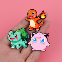 Toptan Sevimli Karikatür Eevee Metal El Yapımı Hediyelik Rozet Broş Kişiselleştirilmiş Dekor Hediye Pokémon Emaye Yaka İğnesi Giyim Pimleri