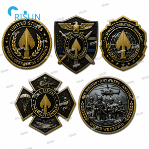 Pièce de monnaie commémorative personnalisée de la Marine des Forces Spéciales, de l'USAF et du USMC, du Commandement des Opérations Spéciales Aéroportées, pour les Vétérans de la Sine Pari et les Vétérans de la Spear. - Product Image 5
