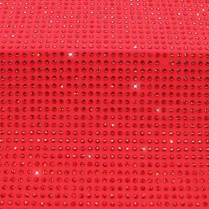 Popolare personalizzato pietra brillante elastico colorato rosso nero tessuto di cristallo perla cristallo strass tessuto per il vestito - Product Image 2