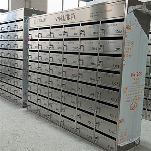 5 Unit Small Commercial Mailbox Cluster Commercial Pedestal Mounted Cluster Easy to Mount Commercial Mailbox - Product Image 3