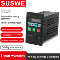 Mini VFD économique monophasé 220V vers triphasé, puissance 0,75KW 1HP pour moteur AC, convertisseur de fréquence, onduleur