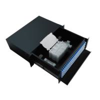 HuWei 96-Core SC Single-Mode Panel Patch Fiber Optik ODF yang Dilengkapi Penuh dengan Daya DC 5V untuk 5G/4G/Wi-Fi