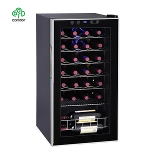 Réfrigérateur portable de stockage de vin, 28 bouteilles, glacière pour réfrigérateur, armoire moderne, température électronique