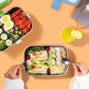 Ensemble de boîte à lunch électrique portable Utilisation à domicile, au bureau et en voiture Réchauffeur de nourriture en acier inoxydable pour le chauffage Sûr pour la cuisine et la chambre - Product Image 6