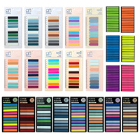 Onglets d'indexation SK Morandi en PET, personnalisables, colorés, autocollants, blocs-notes, plusieurs tailles, impression de logo, motif, texte