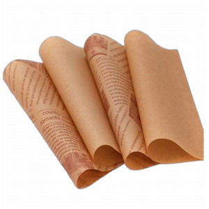 Papel de Envolver Alimentos Económico, Color Marrón/Blanco, Kraft, Doble Cara, Resistente a la Grasa y al Aceite, para Pizza, Pastel, Sándwich - Product Image 1