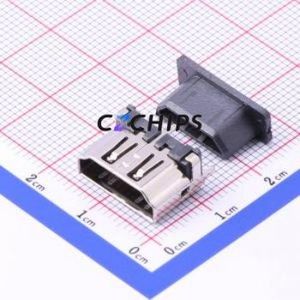 HYC79-HDMIA19-105 HDMI Connector SMD Connector ( Connector Type: HDMI-A )( Gender: Female )( Total Number of PINs: 19P ) - Product Image 1