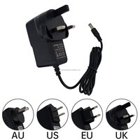 Personnalisé pied puissance IC puce ac100-240V DC 12V 1A Universel Adaptateur D'alimentation pour LED et CCTV