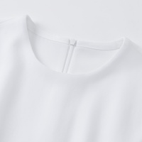 Robe sirène en triacétate pour femme THOUSAND YAN, coupe ajustée, taille cintrée, manches 3/4, infroissable, élégante, pour le bureau, longueur midi