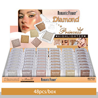 Beauty Shimmer Vegan Highlight 6 Couleurs Gitter Waterproof Long Lasting Private Label Charmer Highlight Powder en stock
