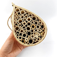 Großhandel Classic Style Mason Wooden Bee Hotel für Outdoor Garden Wild Pollinator Bee House