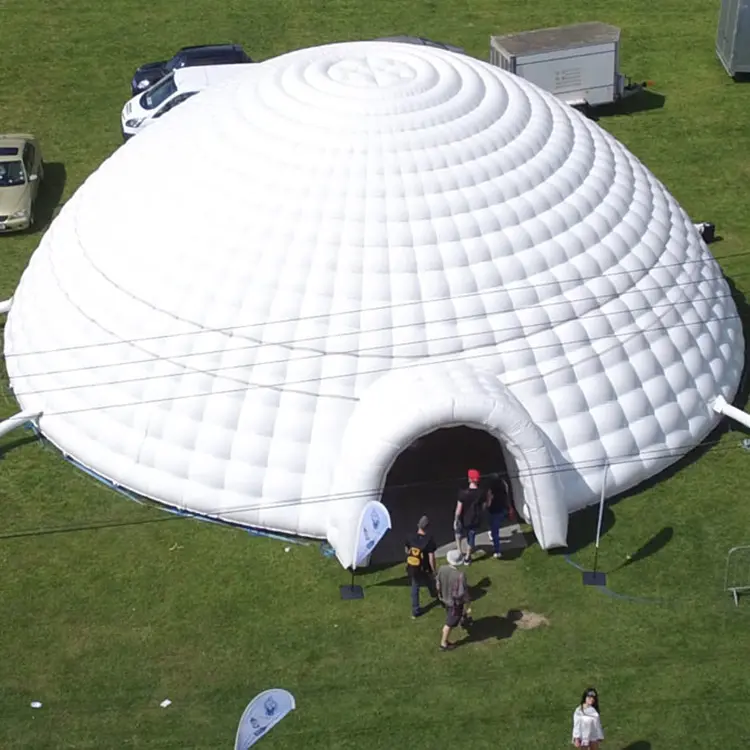 Tente gonflable de grande taille, dôme d'air, pour fête, mariage