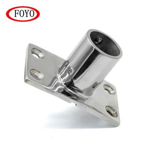 แบรนด์สูงขัดทะเลฮาร์ดแวร์30มุมรอบฐานรถไฟที่เหมาะสมสำหรับ7/8 ''O.d. หลอดสำหรับเรือและเรือยอชท์และสระว่ายน้ำ - Product Image 2