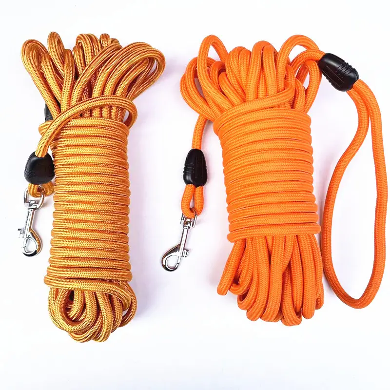 2023 New Nylon Pet Leash Long Dog Training Leash for Outdoor walking 5M 10M 15M Dog Lead Rope Non-slip Tracking Dog Leash