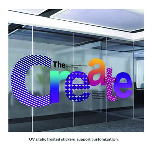 Ventas directas de fábrica de pegatinas de vidrio esmerilado estático, que se pueden utilizar en supermercados, escuelas y hogares. - Product Image 5