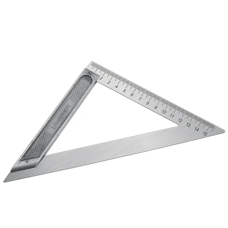 Треугольная линейка из алюминиевого сплава, инструмент для измерения толщины 45 градусов