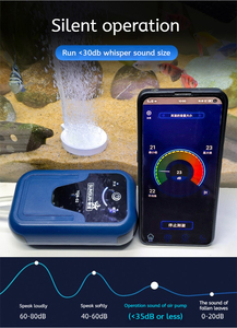 Bomba de Ar para Aquário SUNSUN Ultra Silenciosa de Alta Saída de Oxigênio, Portátil para Pequenos Tanques de Peixes, Classificada entre as Melhores para Uso Externo - Product Image 4