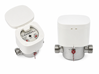 Compteur d'eau froide domestique numérique à jet unique horizontal en laiton/acier inoxydable IP68 OEM R80 avec fonction de sous-comptage