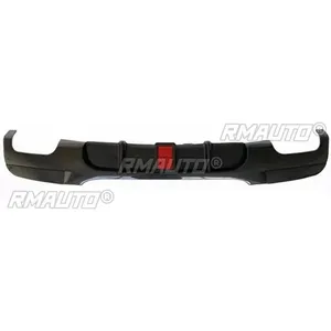 สำหรับ BMW E90 ปี 2005-2012 อุปกรณ์ตกแต่งรถยนต์ BMW E90 ชุดแต่งกันชนหลังสีดำเงาพร้อมไฟสไตล์ MP Splitter Body Kit - Product Image 4