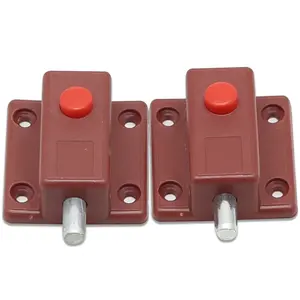 Hot Sale Furniture Push To Open Button Switch Plastic Cabinet Door Magnetic Catcher Latch bolt