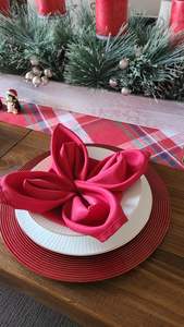 ผ้าปูโต๊ะและผ้าเช็ดปากสำหรับใช้บนเครื่องบิน ทำจากโพลีเอสเตอร์สีไวน์แดง ผลิตด้วยมือ ทันสมัย สามารถปรับแต่งได้ ใช้ซ้ำได้ ย้อมสีเรียบๆ ผลิตในประเทศจีน - Product Image 6