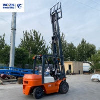 Chariot élévateur diesel 4x4 WGZN à bas prix, 3 tonnes, 3,5 tonnes, 5 tonnes, moteur japonais, certification CE ISO, chariots élévateurs de haute qualité