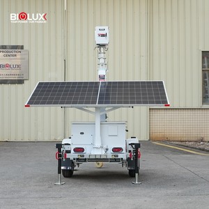 Remolque de Seguridad Móvil, Mini Remolque con Potente <span class=keywords><strong>Sistema</strong></span> <span class=keywords><strong>Solar</strong></span> y Mástil Telescópico Integrado para Cámaras Inteligentes - Product Image 4