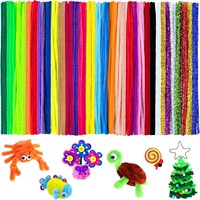 0,6*30cm 100 pièces/lot Nettoyants de tuyaux en chenille colorés, Fils chenille éducatifs 6mm, Jouets d'artisanat pour la maternelle, Cadeau