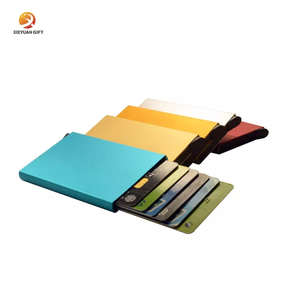 신기술 제품 플랫 카드 포켓 경량 알루미늄 합금 신용 카드 홀더 - Product Image 4