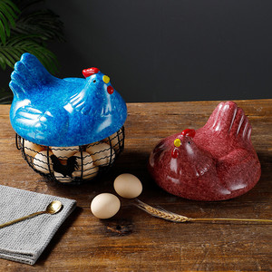 Hen Egg Storage Basket Wrought Iron Mesh Kitchen <b>Freshness</b> Preservation Container For Eggs Potatoes <b>Garlic</b> - Product Image 2